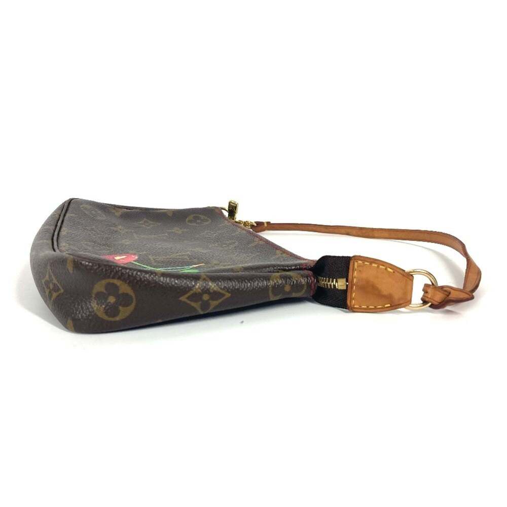 LOUIS VUITTON Authentic Brown Monogram Canvas Pochette Pouch - Picture 12 of 12